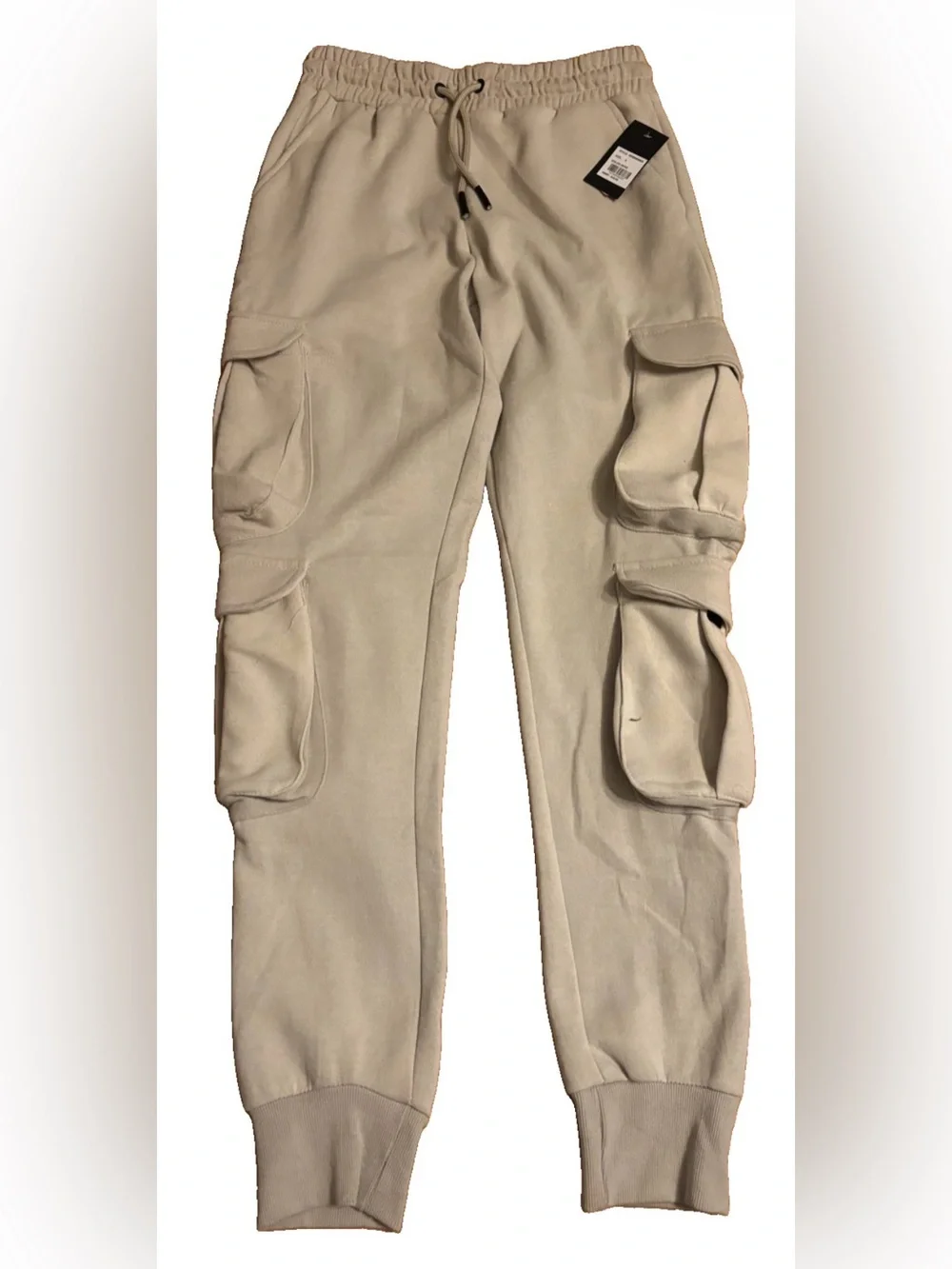 Men’s Steve’s Jeans Cargo Sweatpants & Alternative Light Blue Sweatshirt - Small